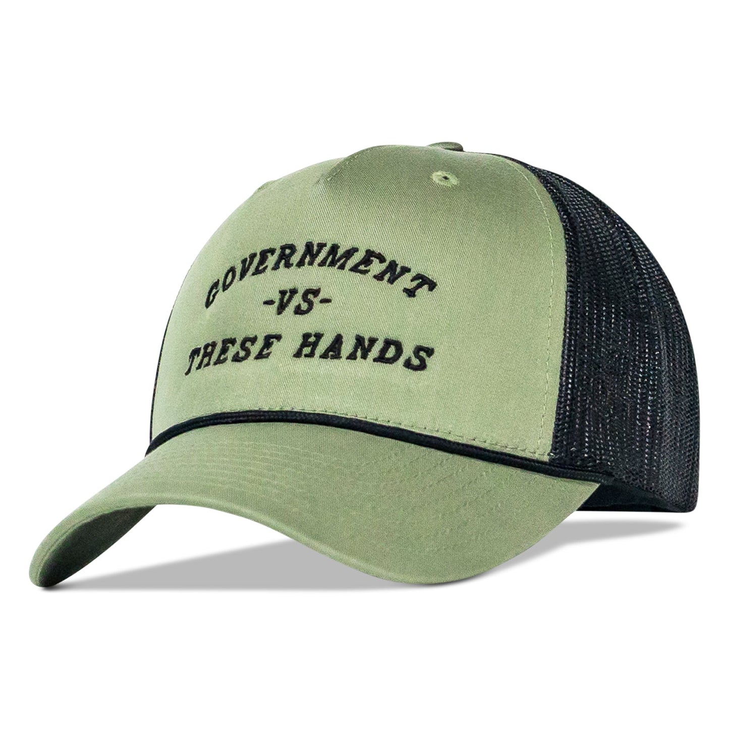 Government -vs- These Hands Rope SnapBack Hat