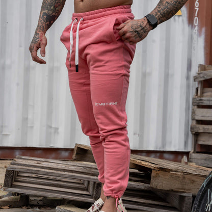 MEN'S PERFORMANCE ADJUSTABLE HEAVYWEIGHT JOGGERS | SALMON PINK