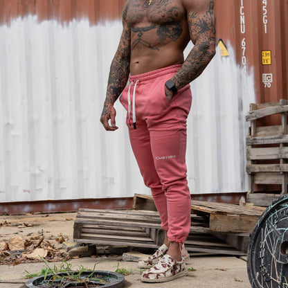 MEN'S PERFORMANCE ADJUSTABLE HEAVYWEIGHT JOGGERS | SALMON PINK