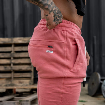 MEN'S PERFORMANCE ADJUSTABLE HEAVYWEIGHT JOGGERS | SALMON PINK