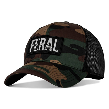 FERAL Vintaged Patch Snapback Hat