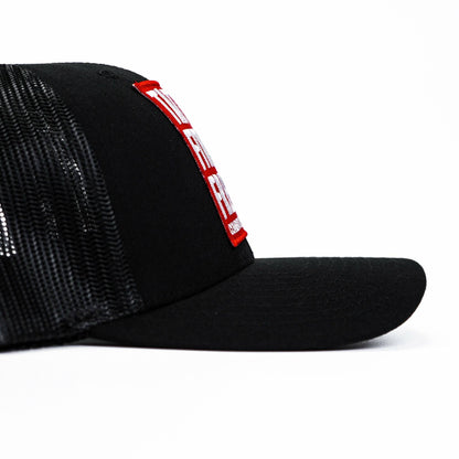 Tattoos, Fitness, & Freedom Red Patch Mid-Profile Mesh Snapback Hat