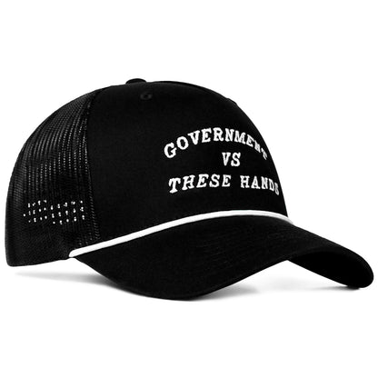 Government -vs- These Hands Rope SnapBack Hat