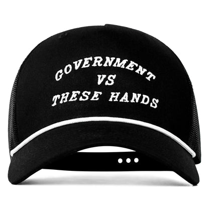 Government -vs- These Hands Rope SnapBack Hat