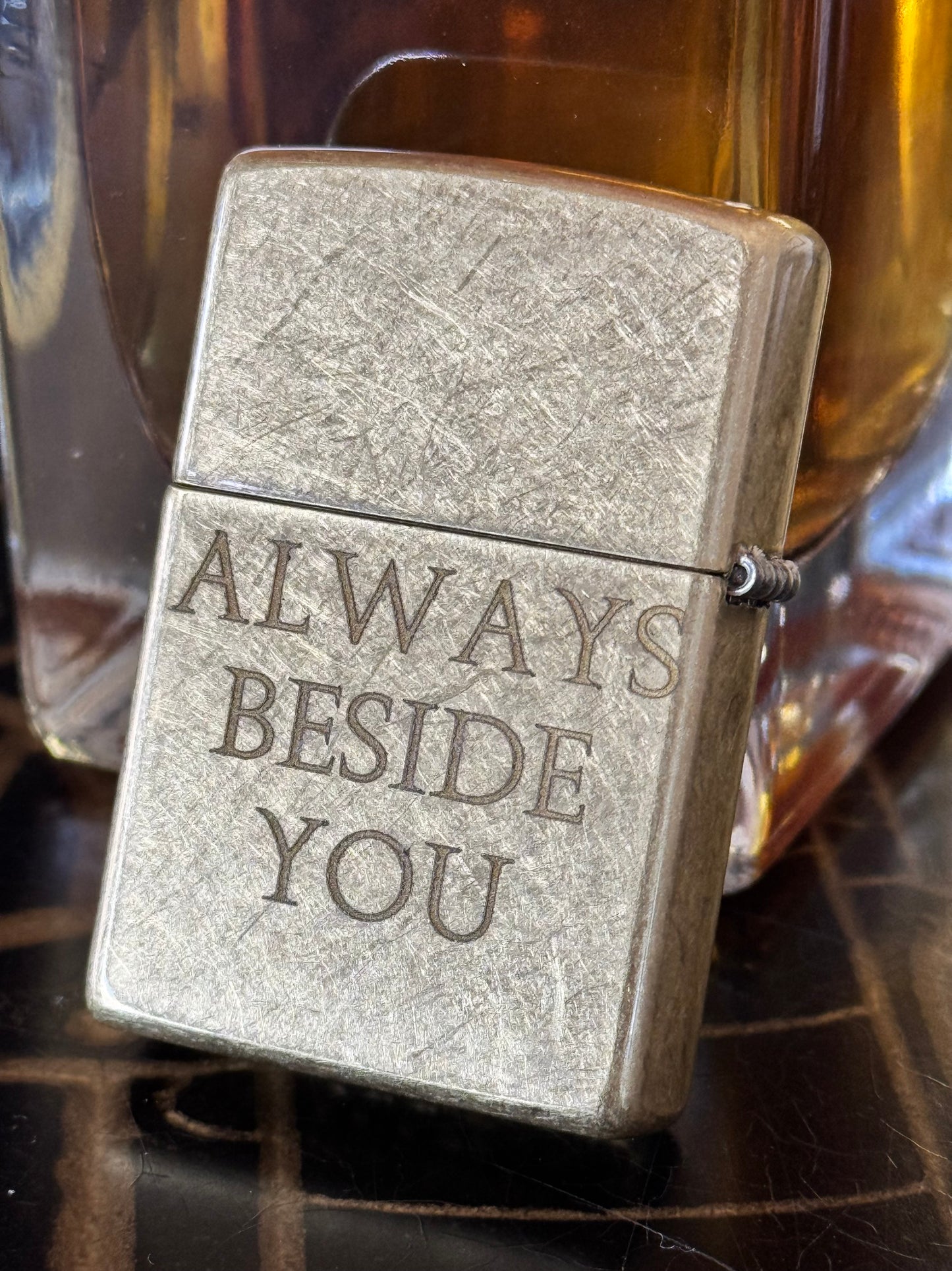 MRF engraved Zippo lighters