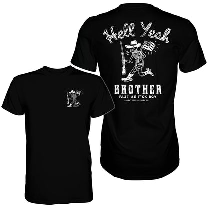 HELL YEAH BROTHER COWBOY MEN'S T-SHIRT