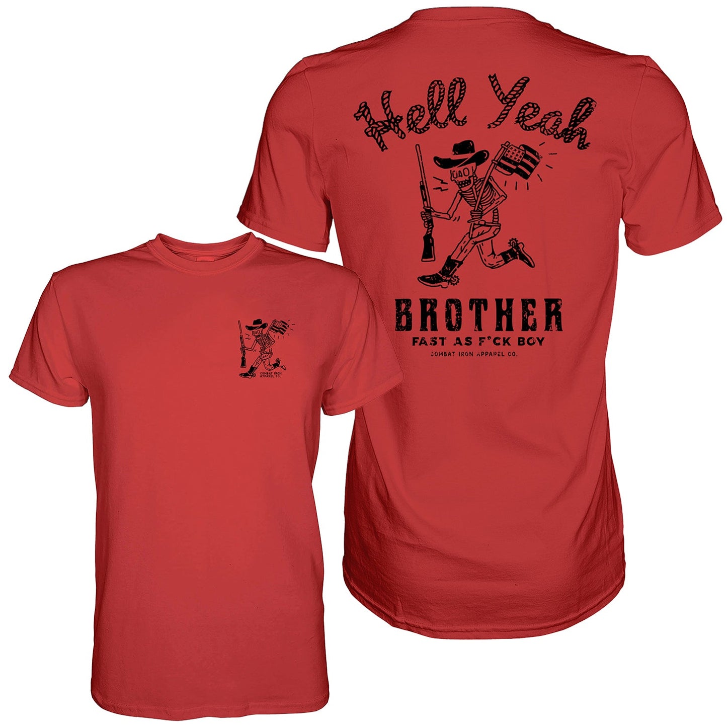 HELL YEAH BROTHER COWBOY MEN'S T-SHIRT